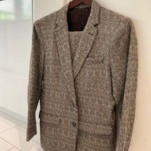Brown Mr Turk Snakeskin Style Sports Coat Size 40 (pants listed seperately)